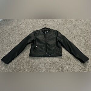 Cotton On Black Faux Leather Jacket